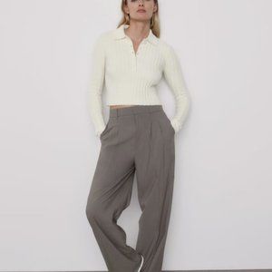 Zara Grey Dad Pants in XL